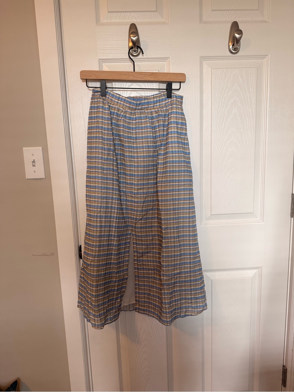 Nation LA Plaid Skirt in Blue and Tan (sold at Anthropology)